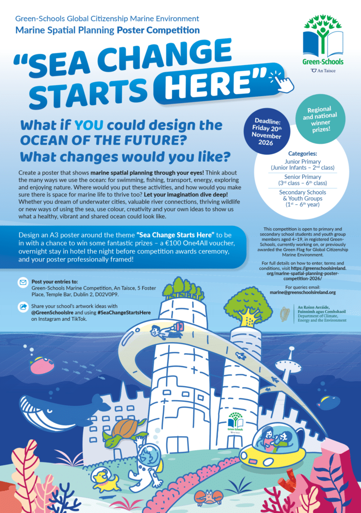 Marine Spatial Planning Photography competition poster in English